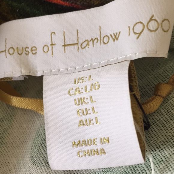 House of Harlow 1960 Linen Blend Tropical Print Mini Dress - Picture 7 of 8